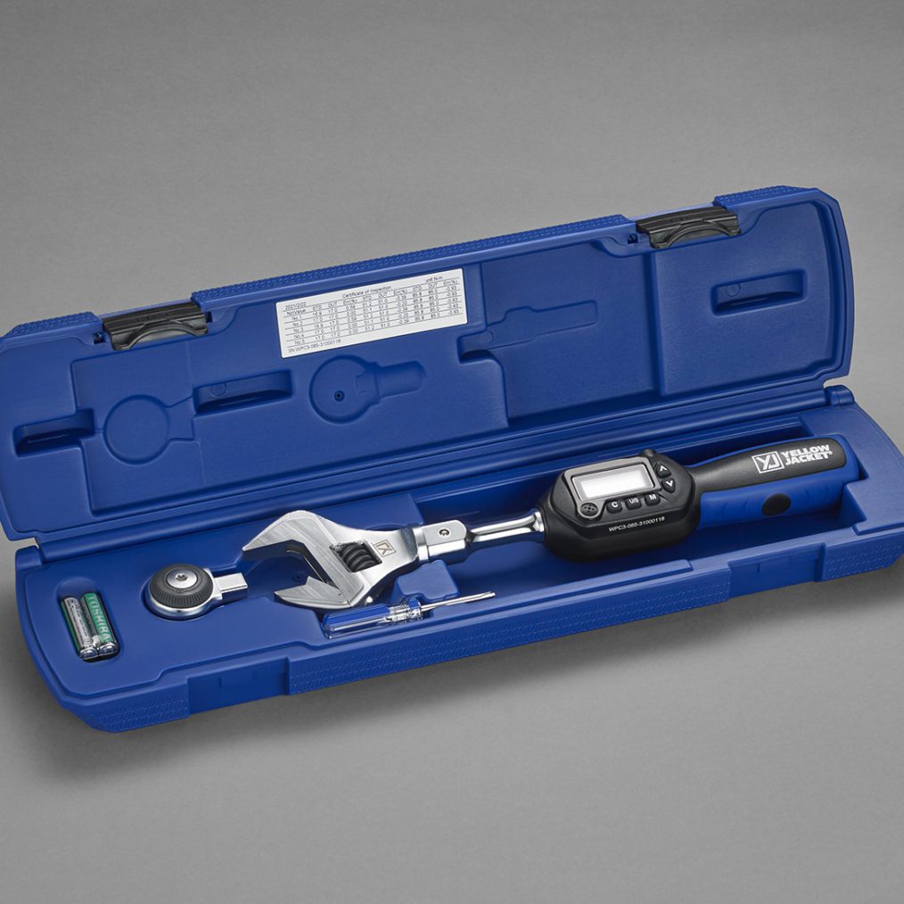 Yellow Jacket 60624 Digital Adjustable Torque Wrench w/Ratchet Head - Edmondson Supply