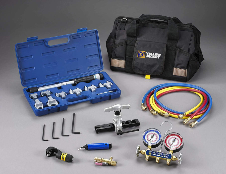 Yellow Jacket 60991 Mini-Split Tool Kit with R-410A Service Tools - Edmondson Supply