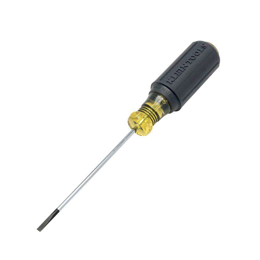 Klein Tools 612-4 Terminal Block Screwdriver, 1/8-Inch Cabinet, TB-DIN - Edmondson Supply