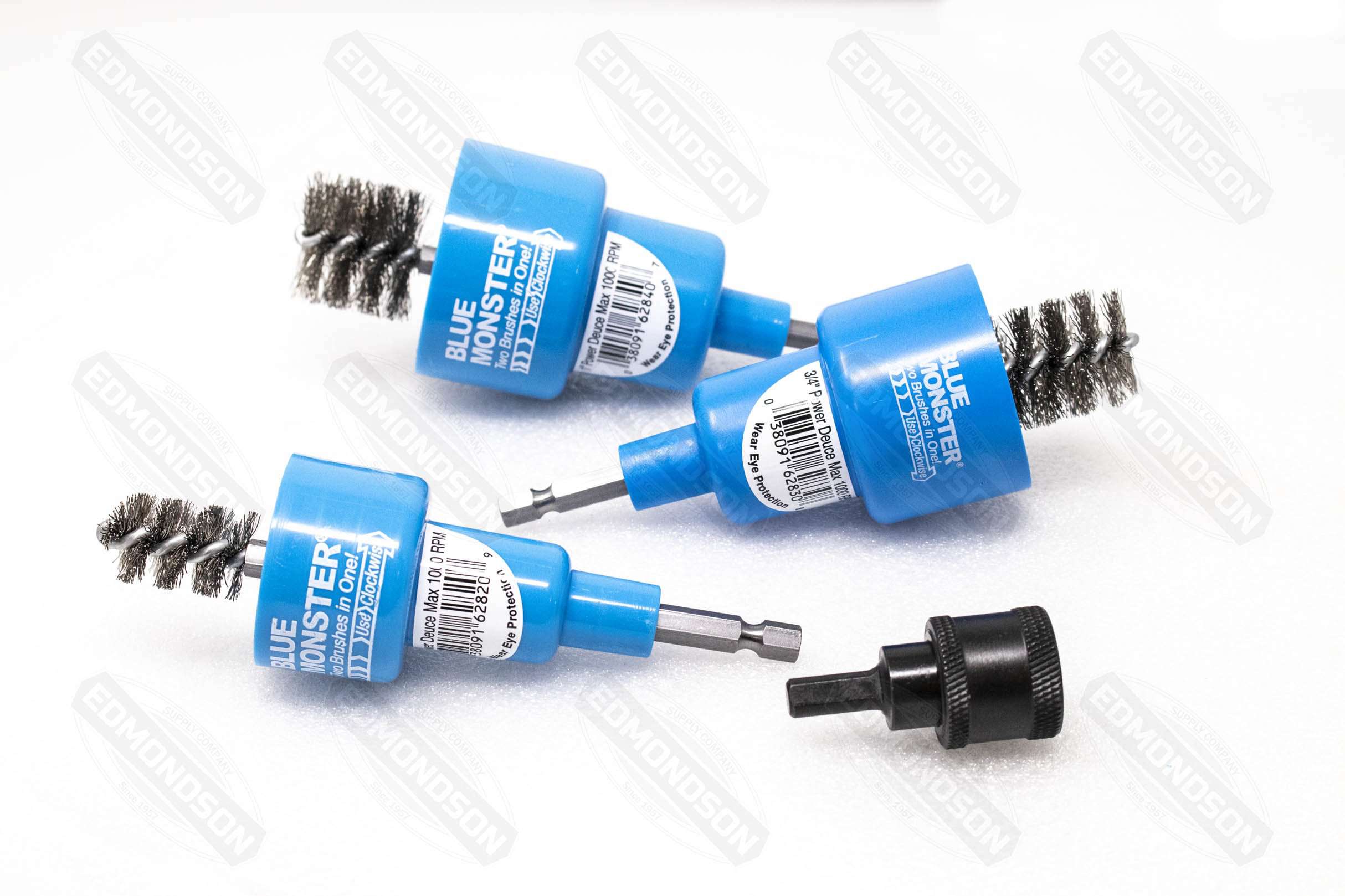 Blue Monster Power Deuce Hand & Power Brush — 62821 | Edmondson Supply