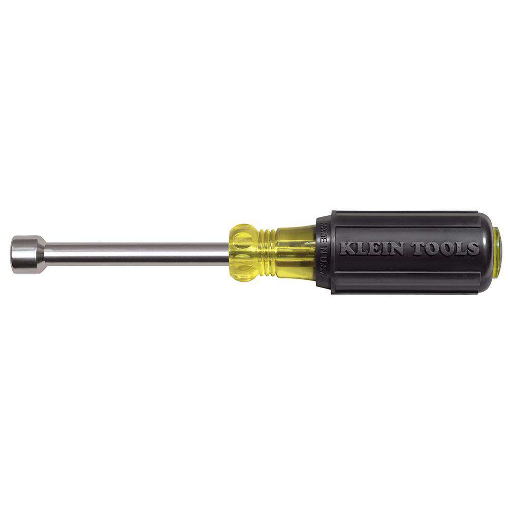 Klein Tools 630-3/8M 3/8" Magnetic Tip Nut Driver - 3" Hollow Shank - Edmondson Supply