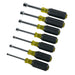 Klein Tools 631 Nut Driver Set, 3-Inch Shafts, Cushion Grip, 7-Piece - Edmondson Supply