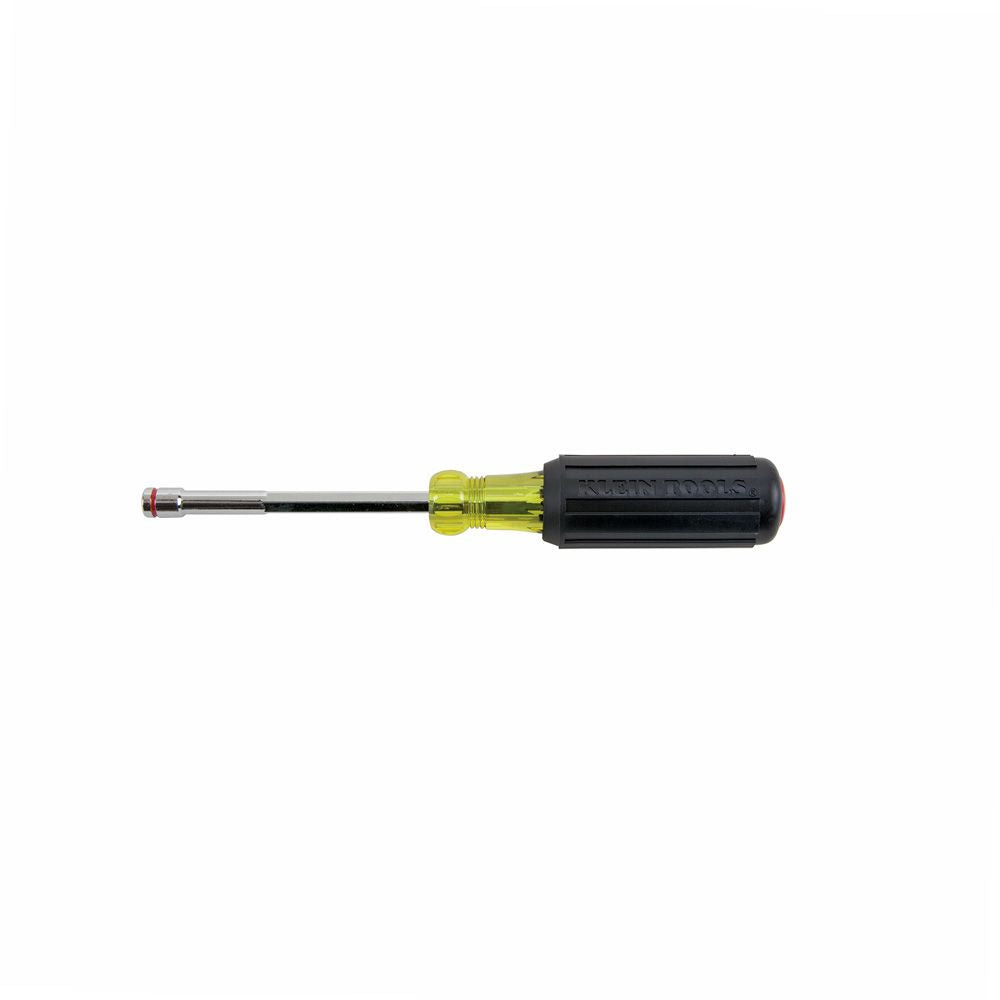 Klein Tools 635-1/4 1/4-Inch Nut Driver, Magnetic Tip, 4-Inch Shaft - Edmondson Supply