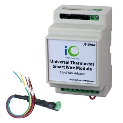 iO HVAC Controls UT-SWM Universal Thermostat Smart Wire Module - 2 to 5 Wire Adapter - Edmondson Supply