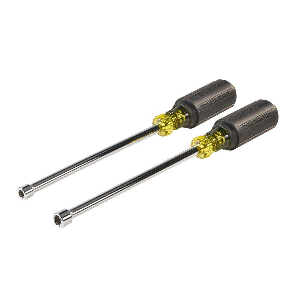 Klein Tools 646M Magnetic Nut Driver Set, 6-Inch Shafts, 2-Piece - Edmondson Supply