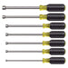 Klein Tools 647M Magnetic Nut Driver Set, 6-Inch Shafts, 7-Piece - Edmondson Supply