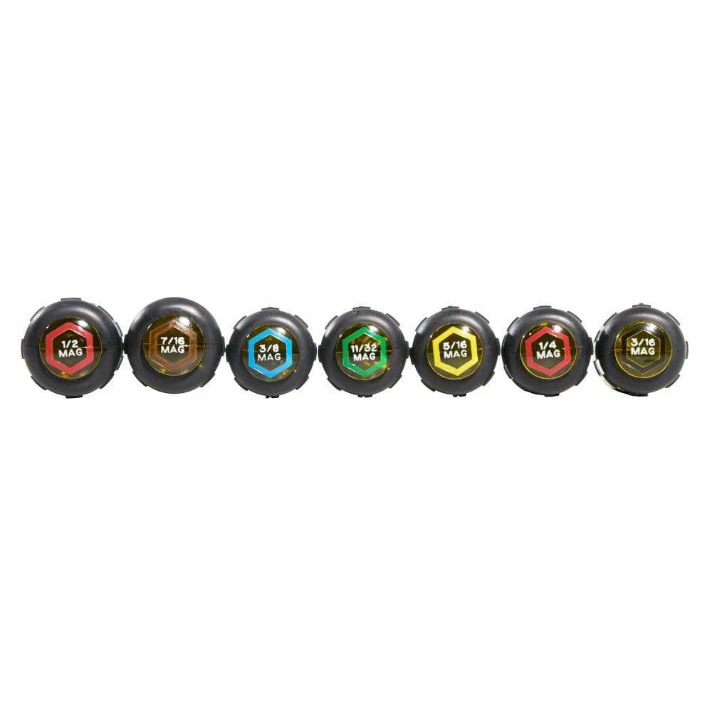 Klein Tools 647M Magnetic Nut Driver Set, 6-Inch Shafts, 7-Piece - Edmondson Supply