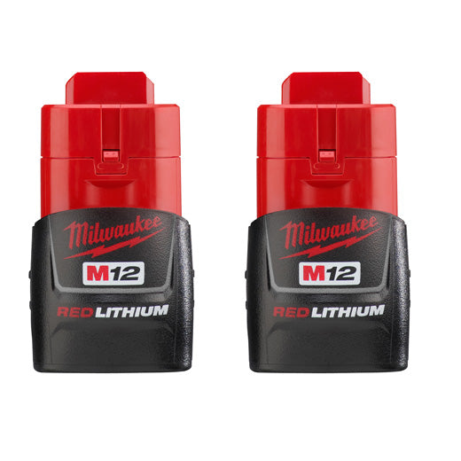 Milwaukee 48-11-2411 M12 REDLITHIUM™ Compact Battery Two Pack