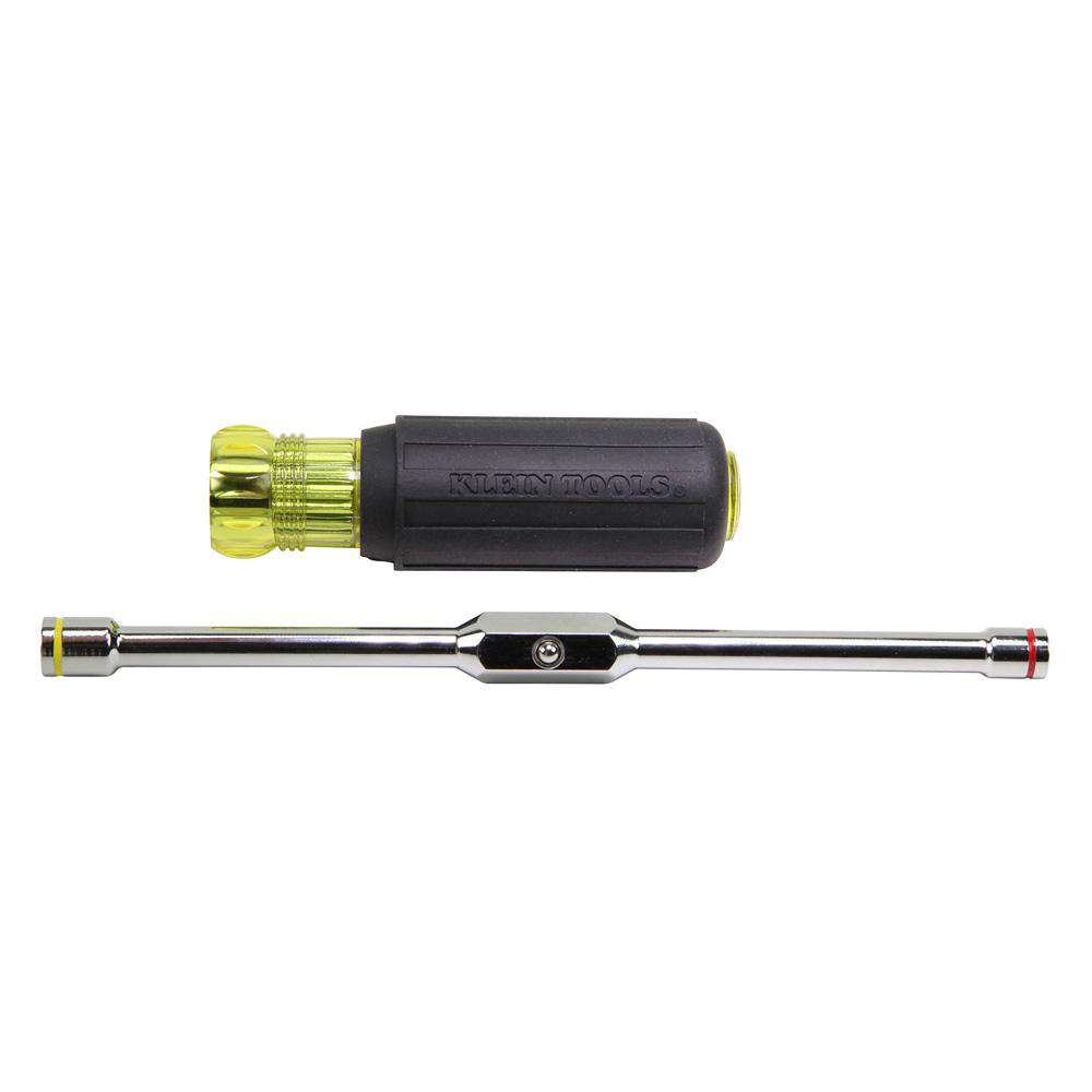 Klein Tools 65064 2-in-1 Nut Driver, Hex Head, 1/4-Inch and 5/16-Inch - Edmondson Supply
