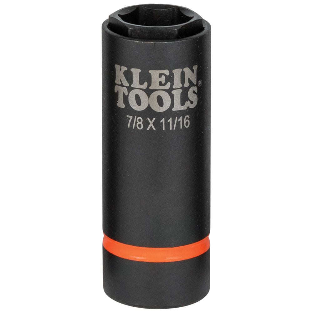 Klein Tools 66060 2-in-1 Impact Socket Set, 6-Point, 6-Piece - Edmondson Supply
