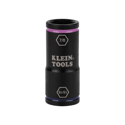 Klein Tools 66073 Flip Impact Socket, 15/16 and 7/8-Inch - Edmondson Supply 
