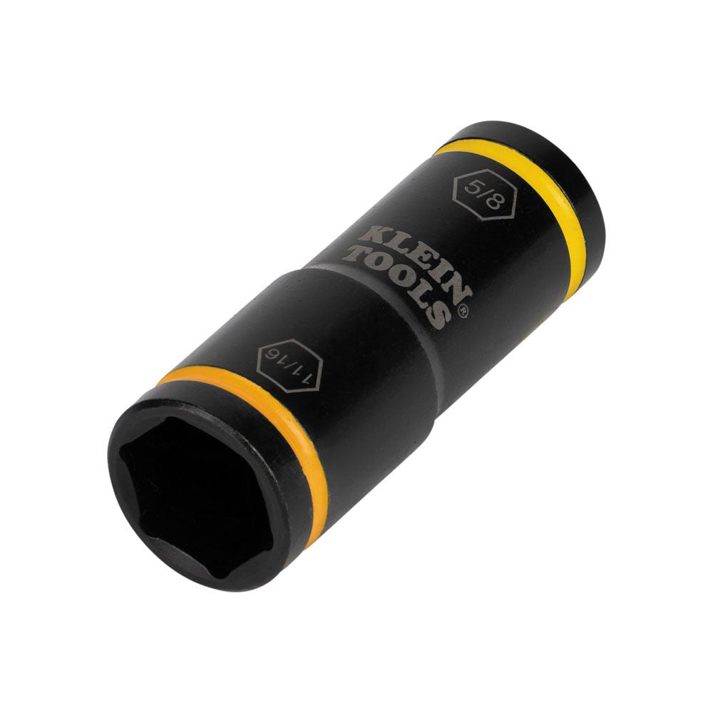 Klein Tools 66075 Flip Impact Socket, 11/16 and 5/8-Inch - Edmondson Supply