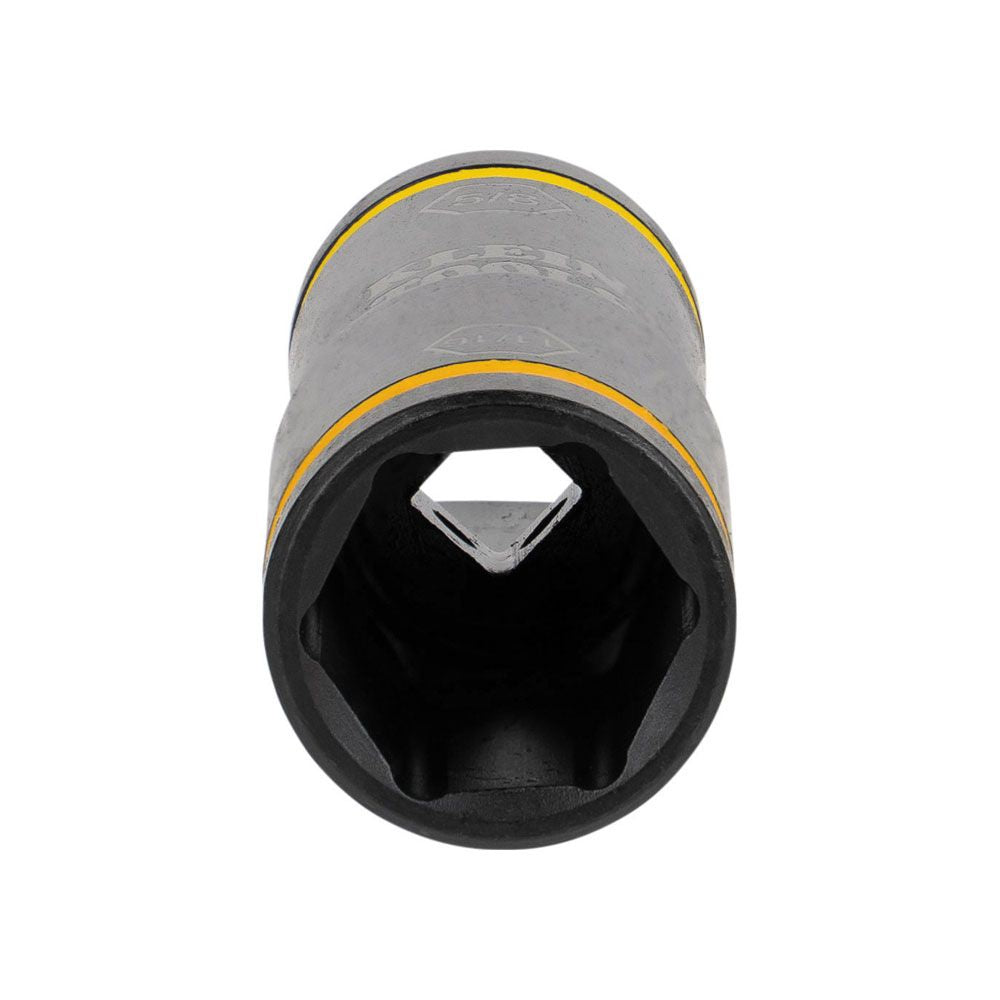 Klein Tools 66075 Flip Impact Socket, 11/16 and 5/8-Inch - Edmondson Supply