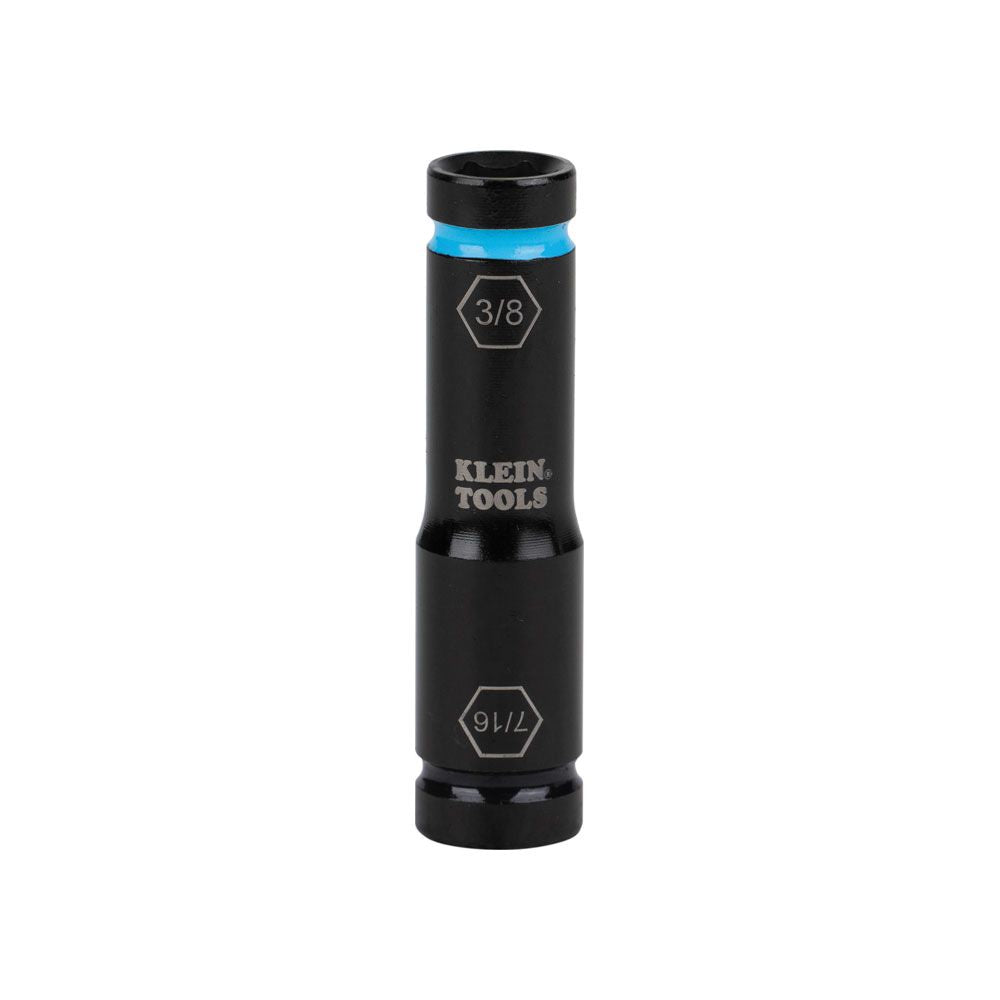 Klein Tools 66077 Flip Impact Socket, 7/16 and 3/8-Inch - Edmondson Supply