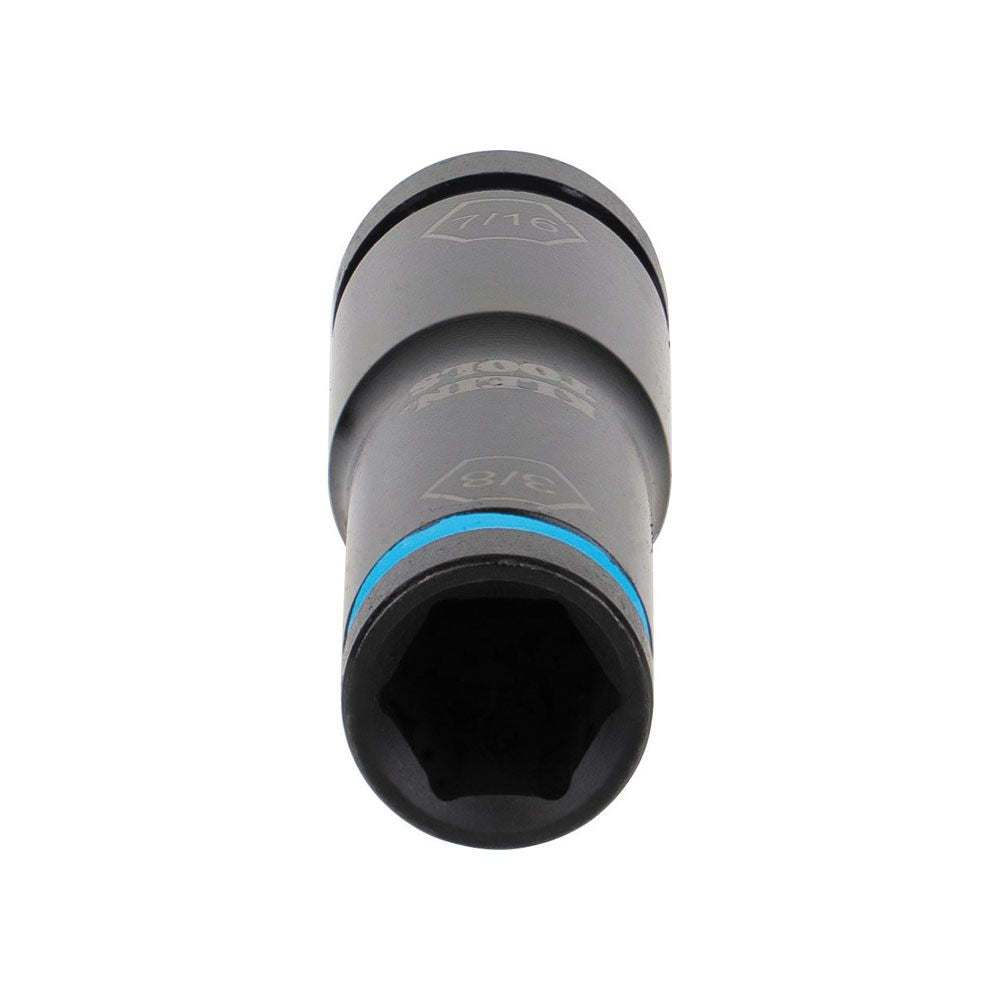 Klein Tools 66077 Flip Impact Socket, 7/16 and 3/8-Inch - Edmondson Supply
