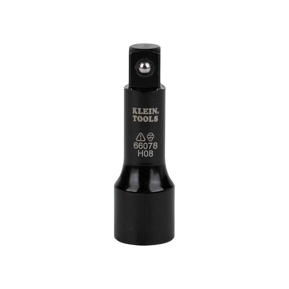 Klein Tools 66078 Flip Impact Socket Adapter, Large, 1/2 to 1/2-Inch - Edmondson Supply
