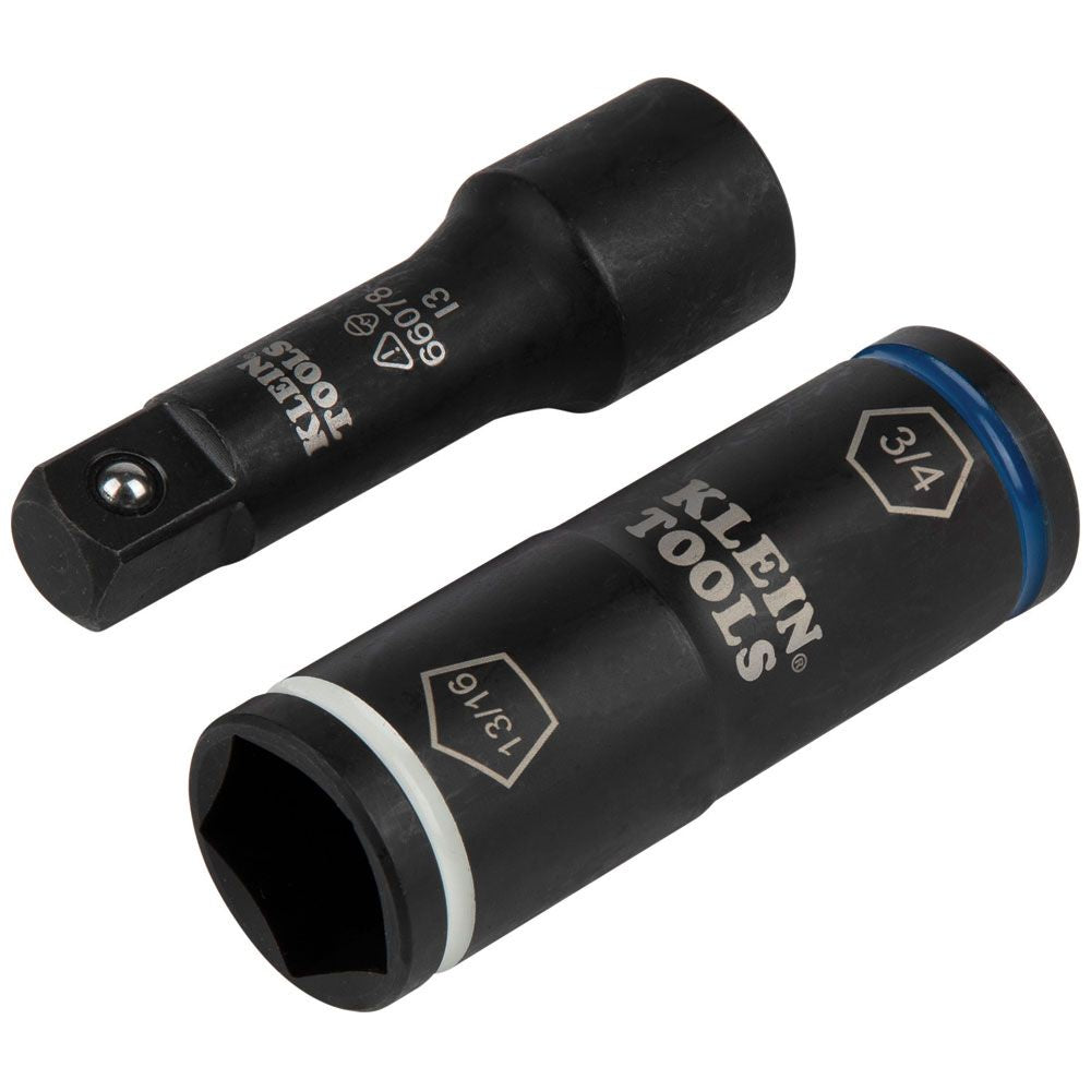 Klein Tools 66080 2-in-1 Penta/Hex Flip Socket with Adapter - Edmondson Supply