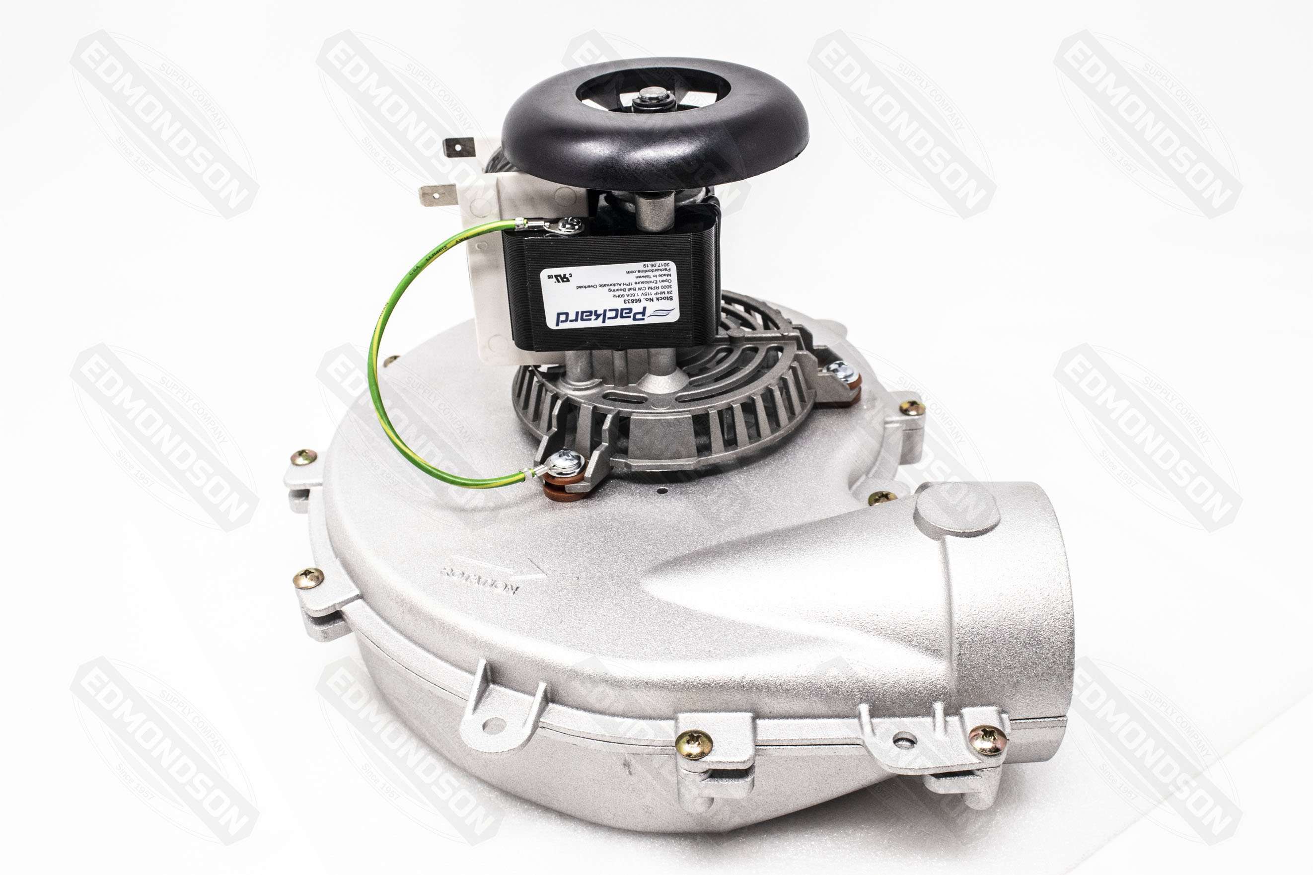 Packard 66833 Draft Inducer, ICP 1013833, 1010238 Replacement, 115 Volt, 1.6 Amps - Edmondson Supply