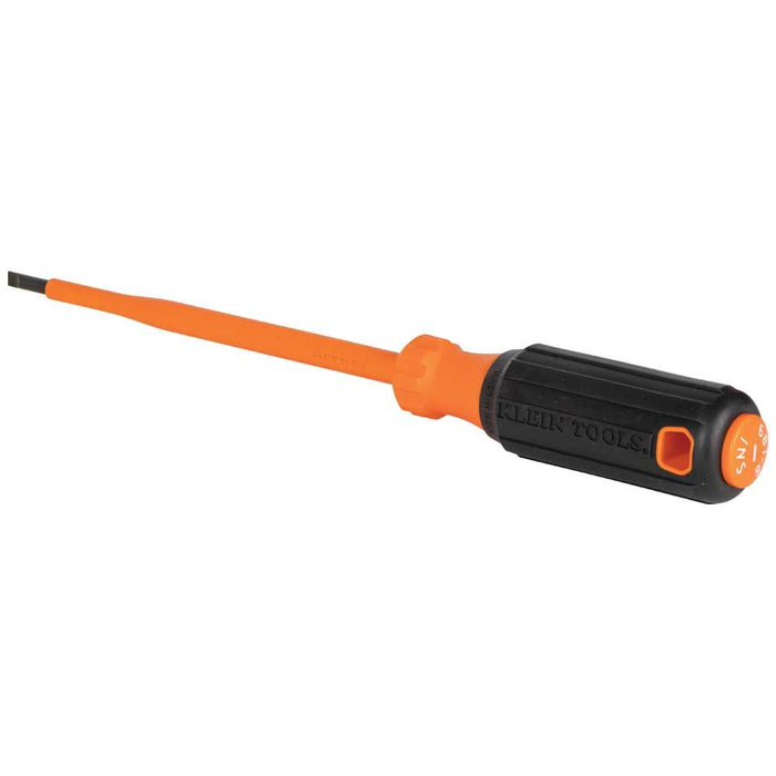 Klein Tools 6816INS Insulated Screwdriver, 3/16-Inch Cabinet Tip, 6-Inch Round Shank