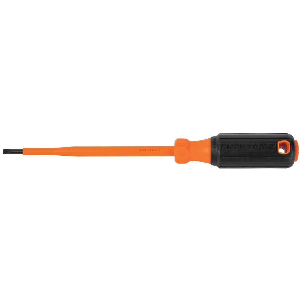 Klein Tools 6816INS Insulated Screwdriver, 3/16-Inch Cabinet Tip, 6-Inch Round Shank - Edmondson Supply