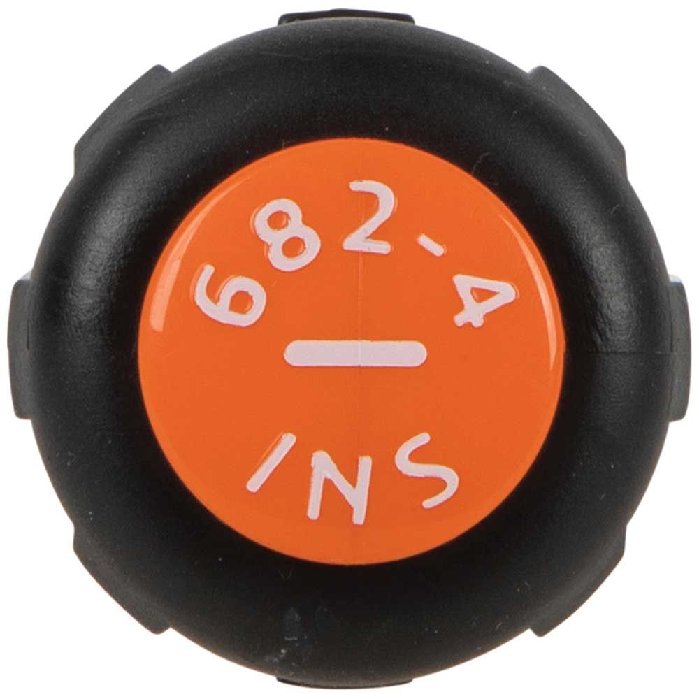 Klein Tools 6824INS Insulated Screwdriver, 1/4-Inch Cabinet Tip, 4-Inch Round Shank - Edmondson Supply