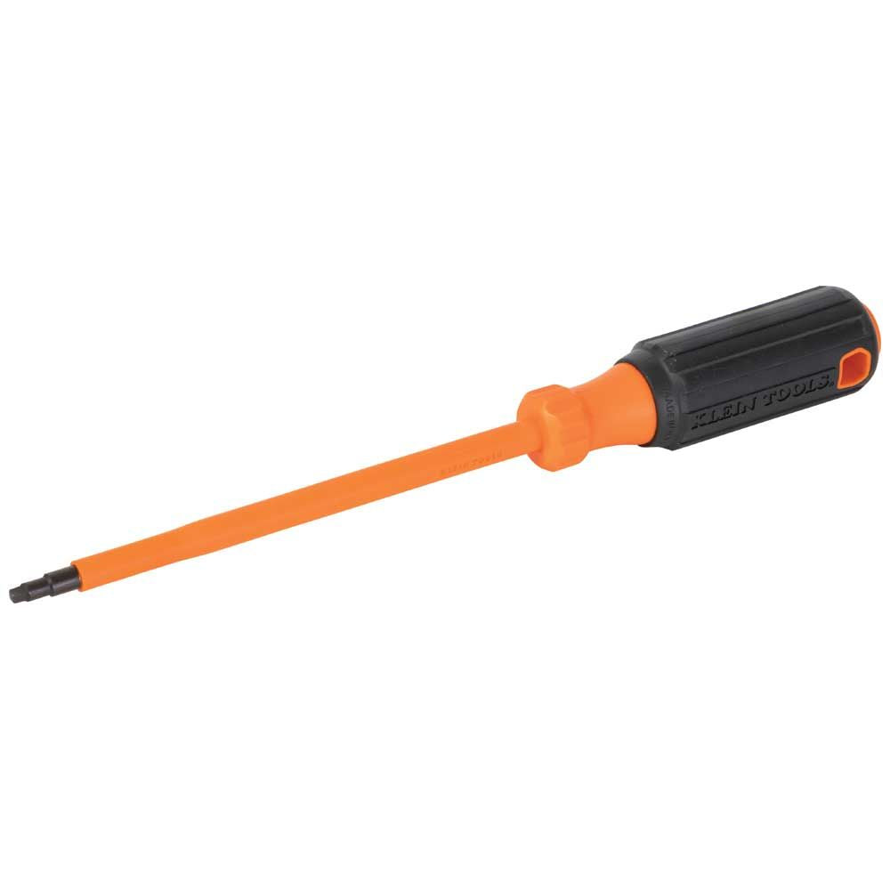 Klein Tools 6846INS Insulated Screwdriver, #2 Square, 6-Inch Round Shank - Edmondson Supply