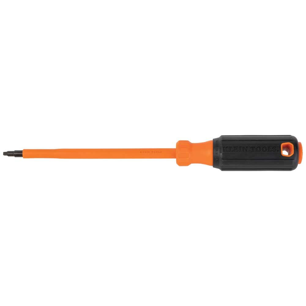 Klein Tools 6846INS Insulated Screwdriver, #2 Square, 6-Inch Round Shank - Edmondson Supply