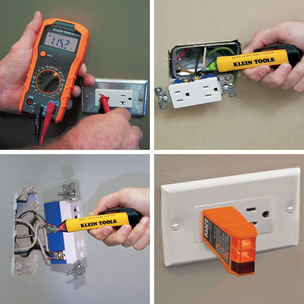 Klein Tools 69149P Test Kit with Multimeter, Non-Contact Volt Tester, Receptacle Tester - Edmondson Supply