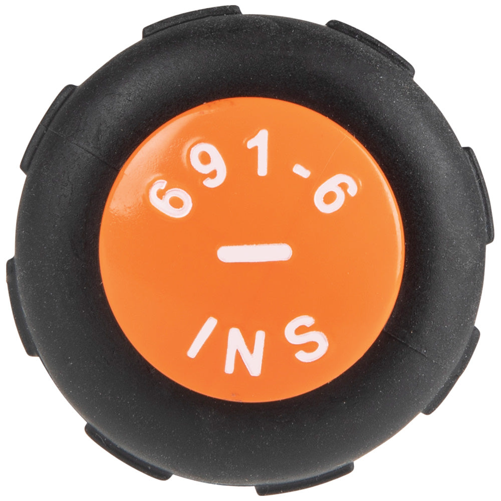 Klein Tools 6916INS Slim-Tip Insulated Screwdriver, 3/16-Inch Cabinet, 6-Inch Round Shank - Edmondson Supply