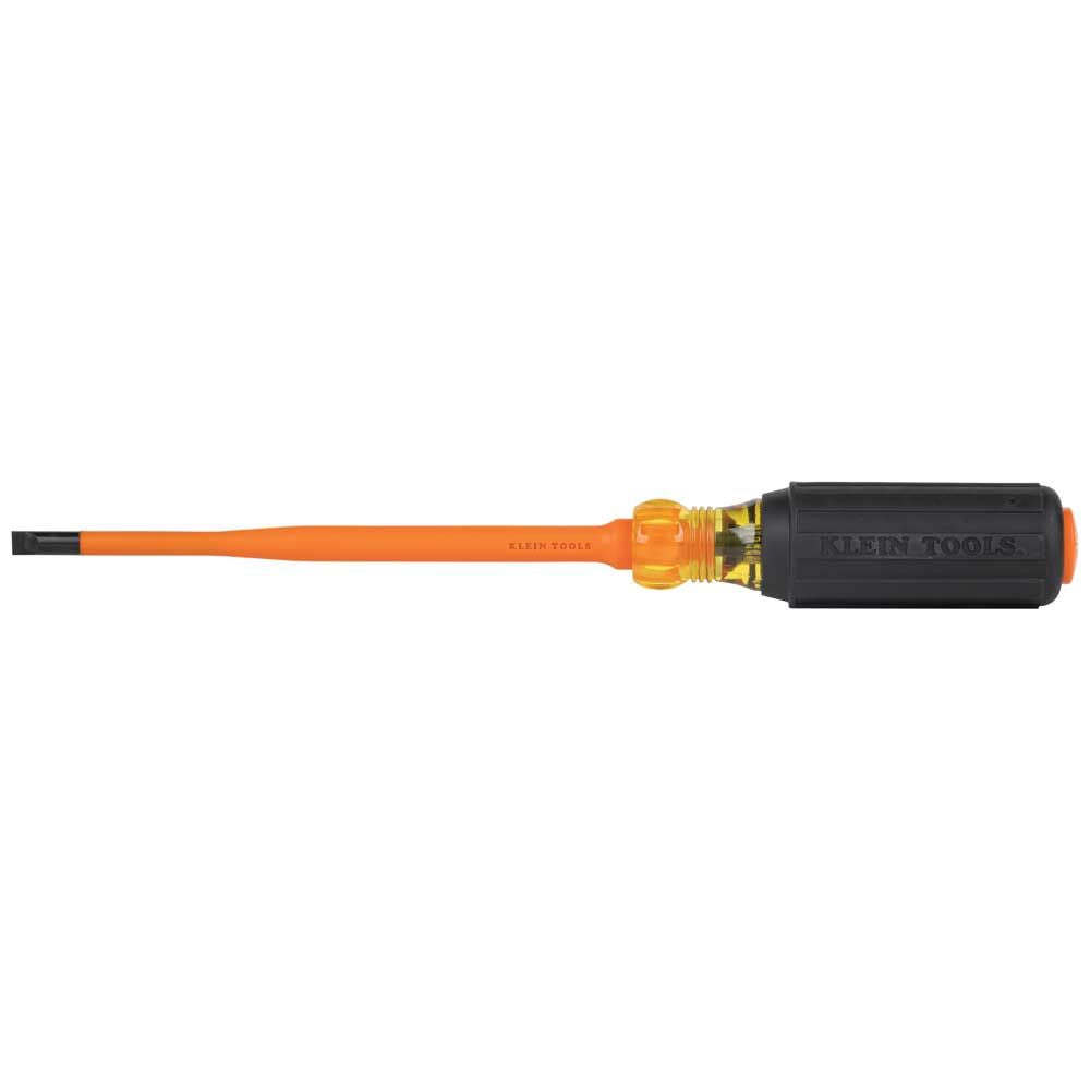 Klein Tools 6926INS Slim-Tip 1000V Insulated Screwdriver, 1/4-Inch Cabinet, 6-Inch - Edmondson Supply