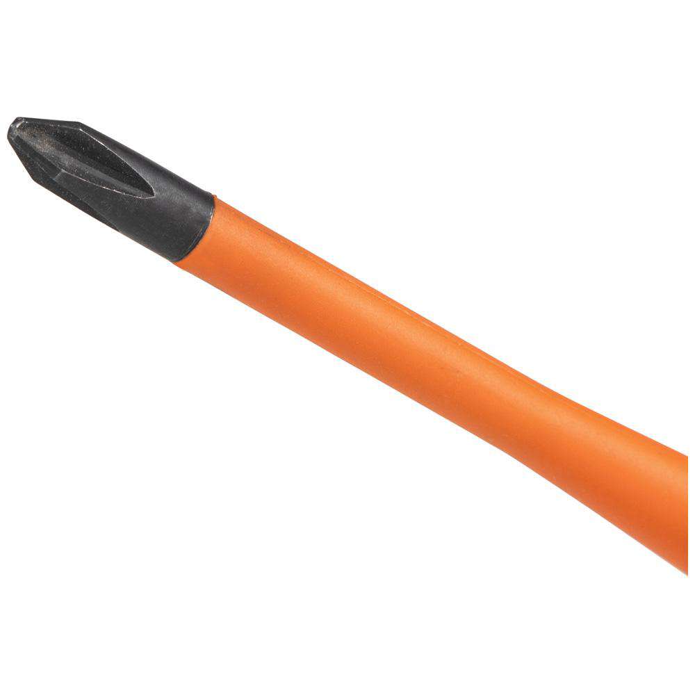 Klein Tools 6934INS Slim-Tip 1000V Insulated Screwdriver, #2 Phillips, 4-Inch Round Shank - Edmondson Supply