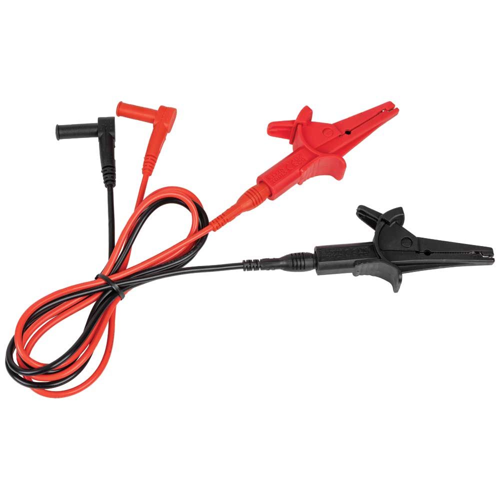 Klein Tools 69381 Heavy-Duty Alligator Clip Test Leads, 3-Foot - Edmondson Supply