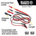 Klein Tools 69410 Replacement Test Lead Set, Right Angle - Edmondson Supply