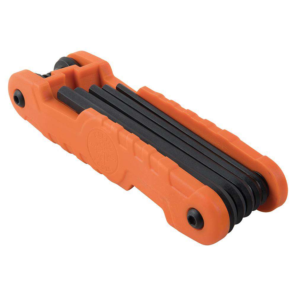 Klein Tools 70550 Pro Folding Hex Key Set, 11 Fractional Inch-Sized Keys - Edmondson Supply