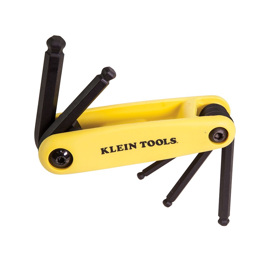 Klein Tools 70571 Grip-It® Ball End Hex Set, 5-Key, SAE Sizes - Edmondson Supply