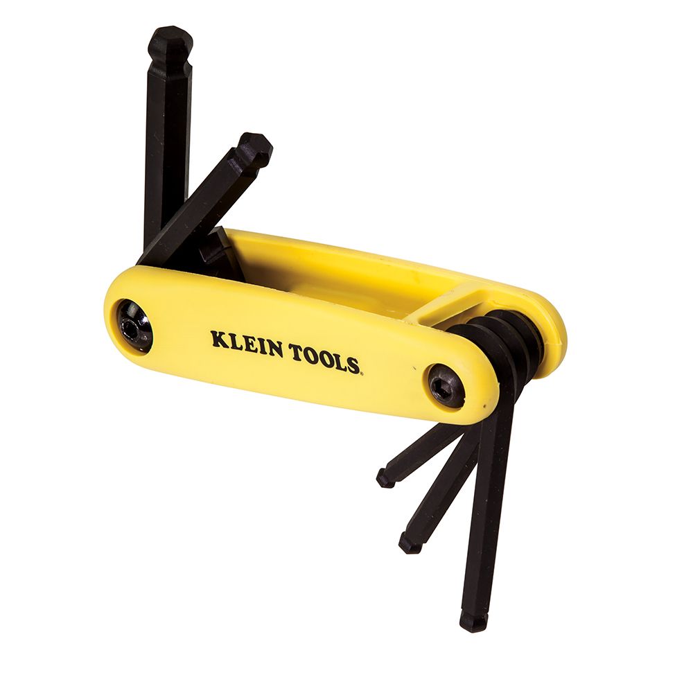 Klein Tools 70571 Grip-It® Ball End Hex Set, 5-Key, SAE Sizes - Edmondson Supply