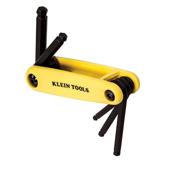 Klein Tools 70571 Grip-It® Ball End Hex Set, 5-Key, SAE Sizes