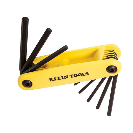 Klein Tools 70574 Grip-It Nine Key Hex Set with 2 Positions, SAE - Edmondson Supply