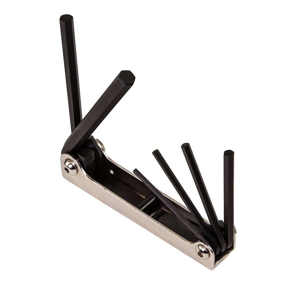 Klein Tools 70580 Folding Hex Key Set, Six-Key, Metric Sizes - Edmondson Supply