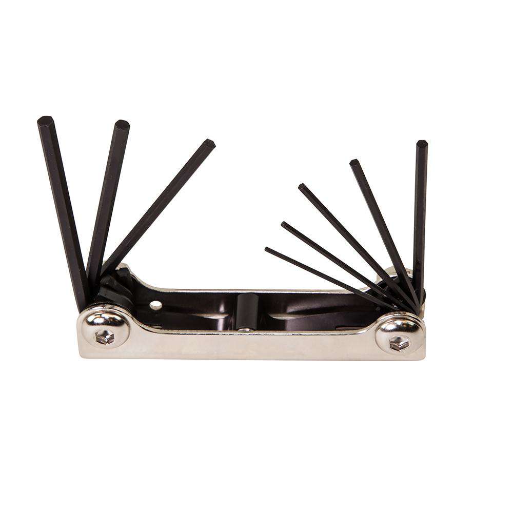 Klein Tools 70581 8-Key Folding Hex Key Set, 1/20 to 5/32-Inch SAE - Edmondson Supply