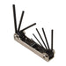 Klein Tools 70581 8-Key Folding Hex Key Set, 1/20 to 5/32-Inch SAE - Edmondson Supply