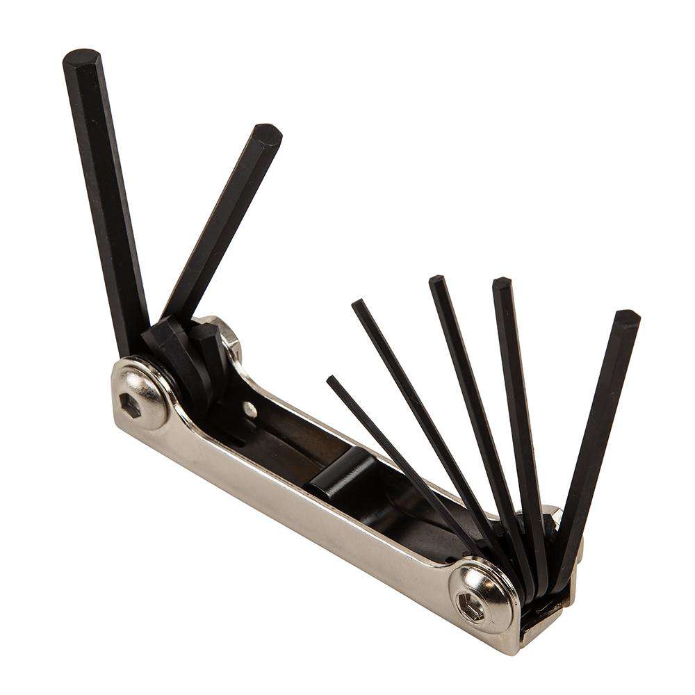 Klein Tools 70582 Seven-Key Metric Folding Hex Key Set - Edmondson Supply