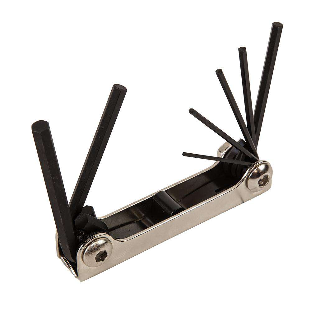 Klein Tools 70582 Seven-Key Metric Folding Hex Key Set - Edmondson Supply