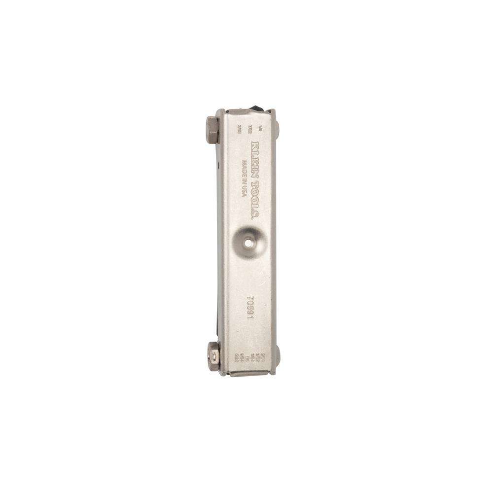 Klein Tools 70591 Folding Hex Key Set, Nine-Key, Inch Sizes - Edmondson Supply
