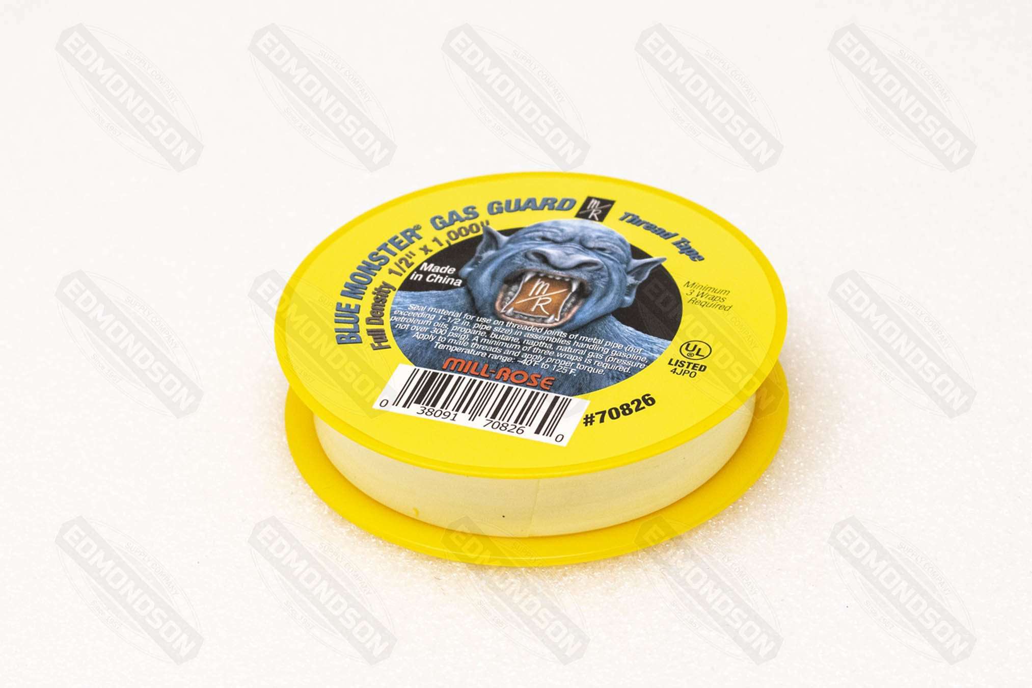 Blue Monster 70826 Pipe Thread Sealing Tape - Edmondson Supply