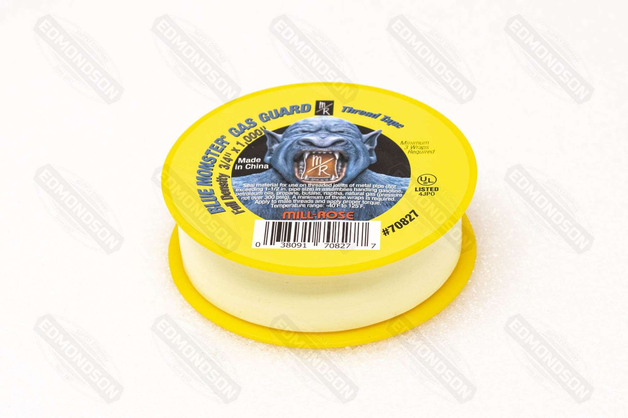 Blue Monster 70827 Pipe Thread Sealing Tape - Edmondson Supply