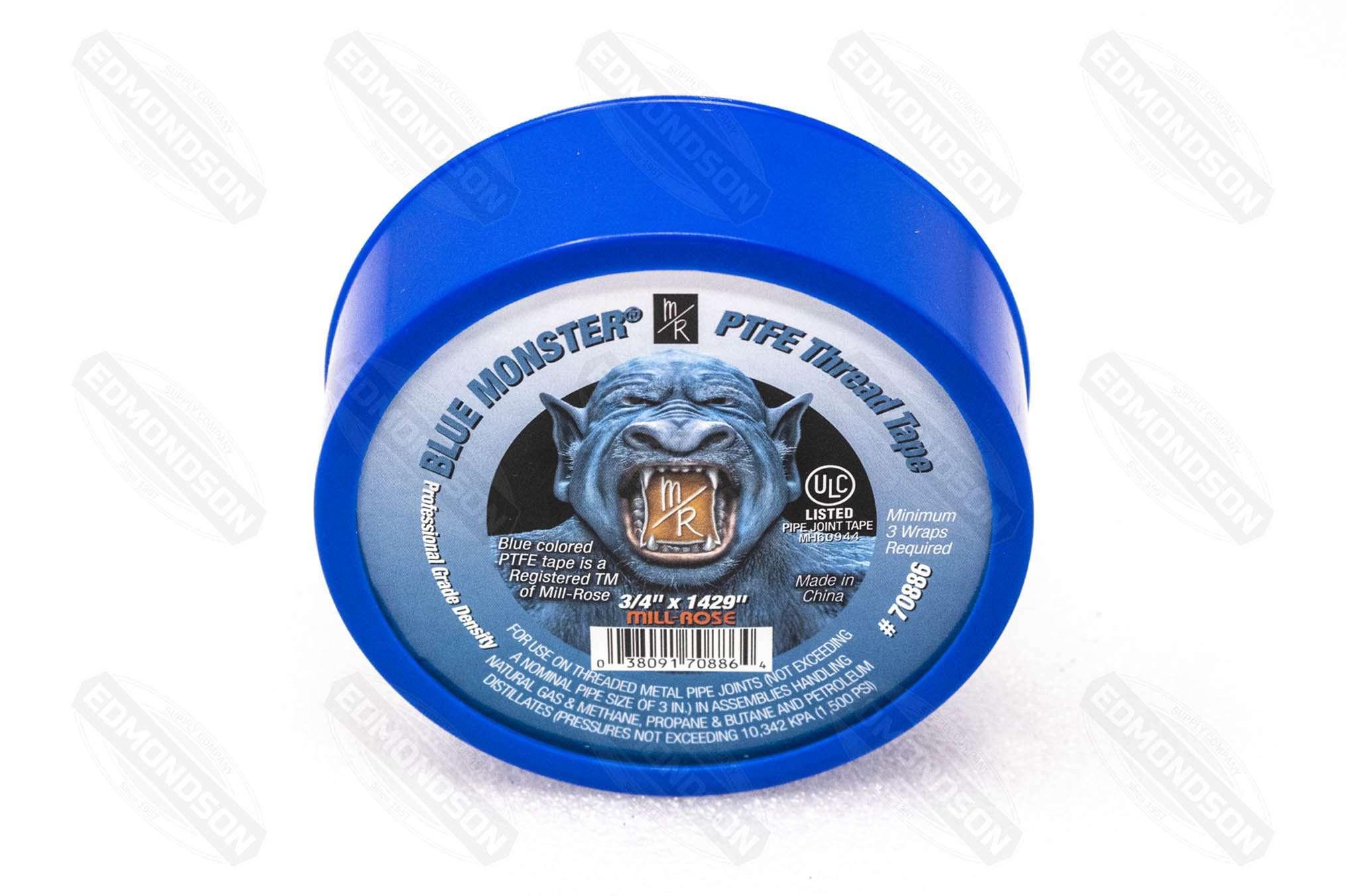 Blue Monster PFTE Pipe Thread Sealing Tape — 70886 | Edmondson Supply