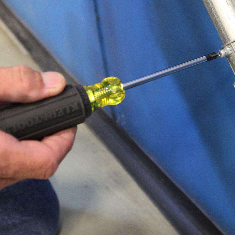 Klein Tools 732-4 #2 Combo Tip Driver, 4-Inch Fixed Blade - Edmondson Supply