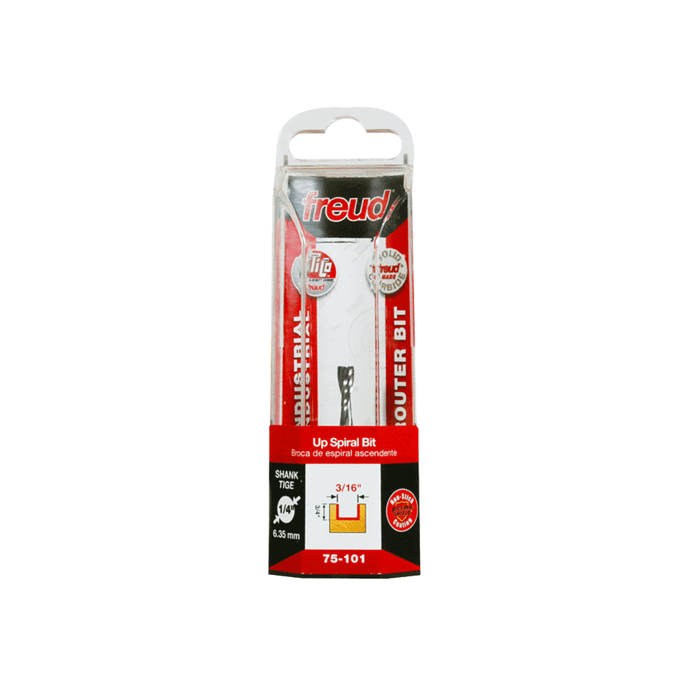 Freud 75-101 3/16" Up Spiral Bit - Edmondson Supply