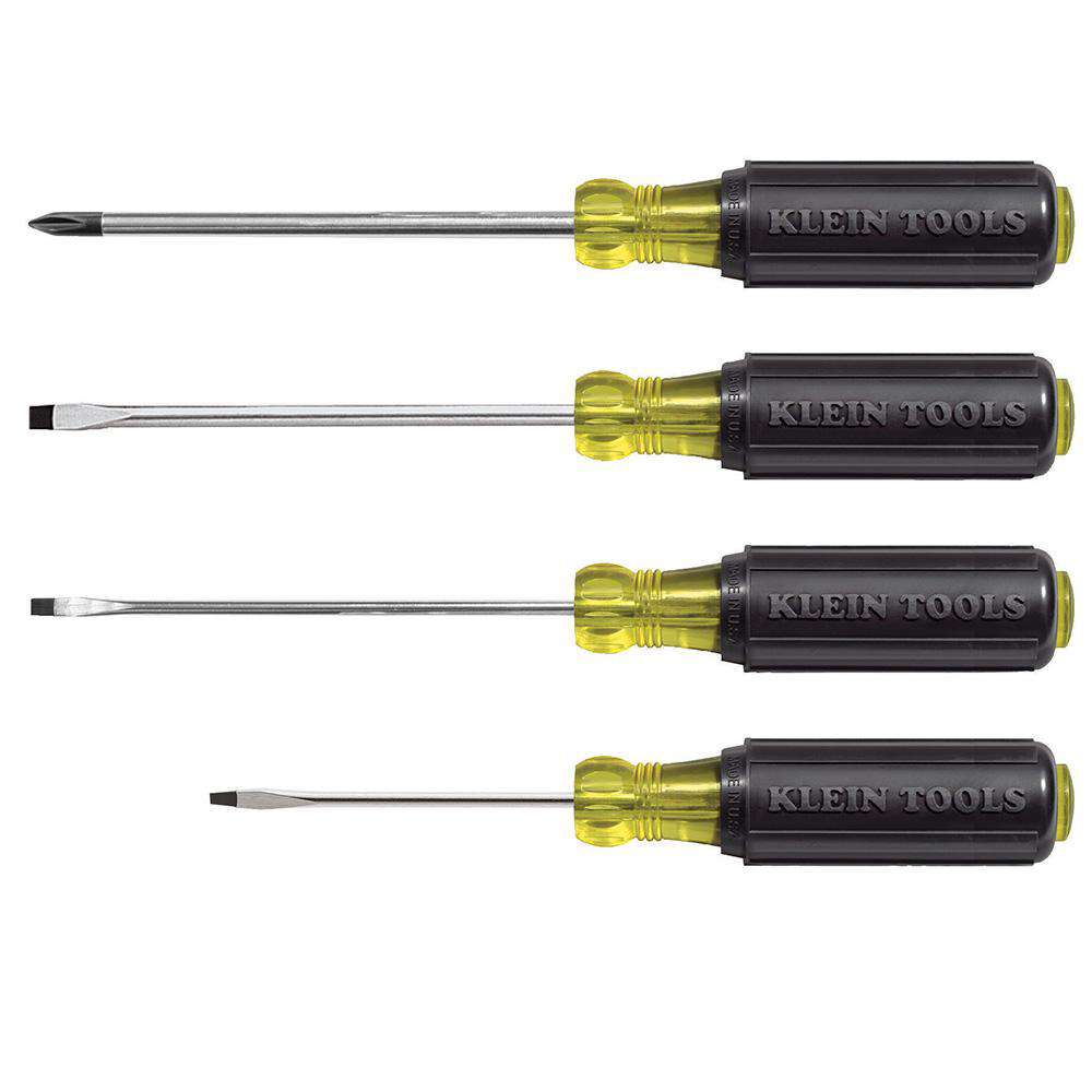 Klein Tools 85484 Screwdriver Set, Mini Slotted and Phillips, 4-Piece - Edmondson Supply